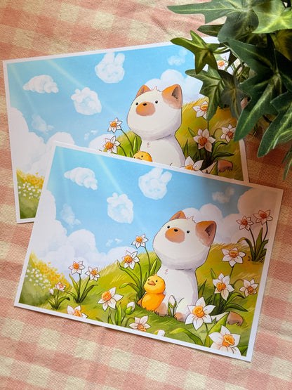 Daffodil valley | Art print