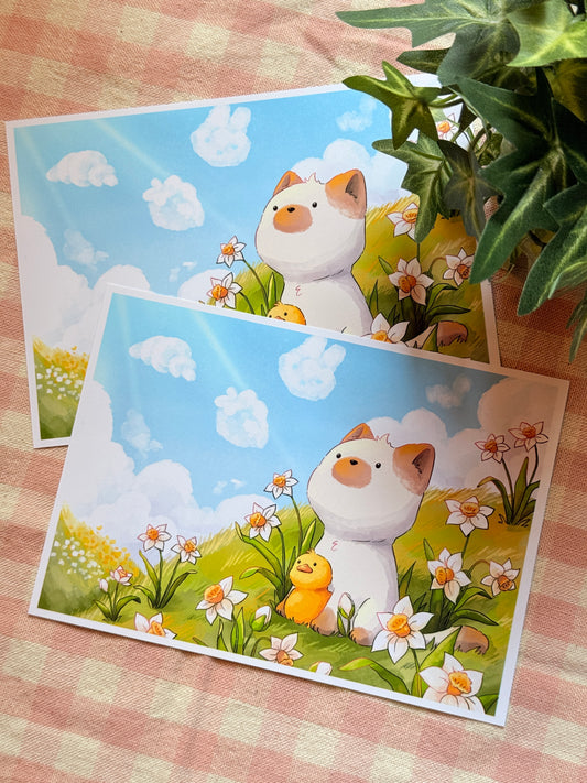 Daffodil valley | Art print