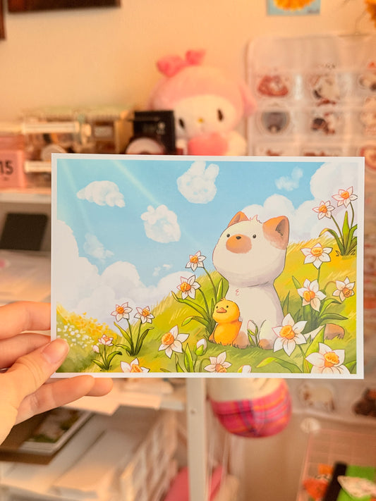 Daffodil valley | Art print