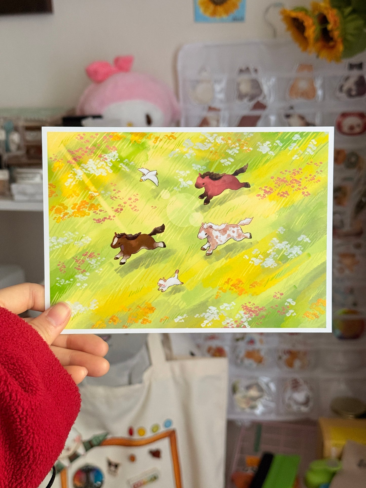 Meadow gallops | Art print