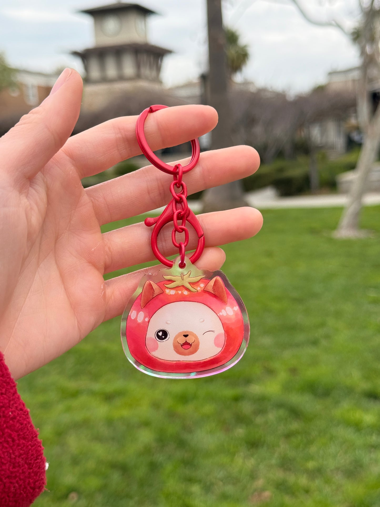 Tomato cat | Acrylic charm