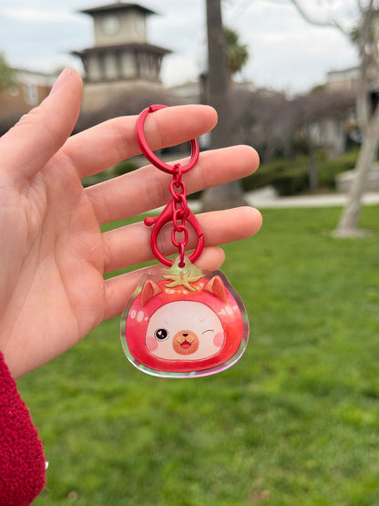 Tomato cat | Acrylic charm