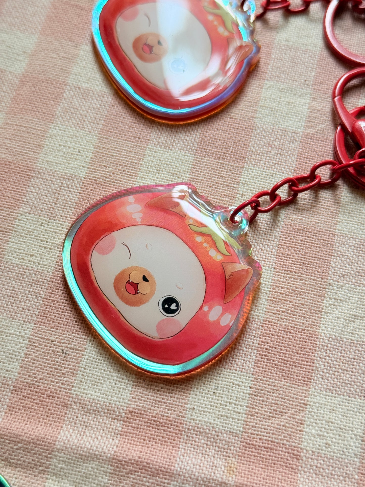 Tomato cat | Acrylic charm