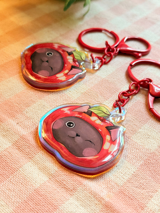 Apple cat | Acrylic charm