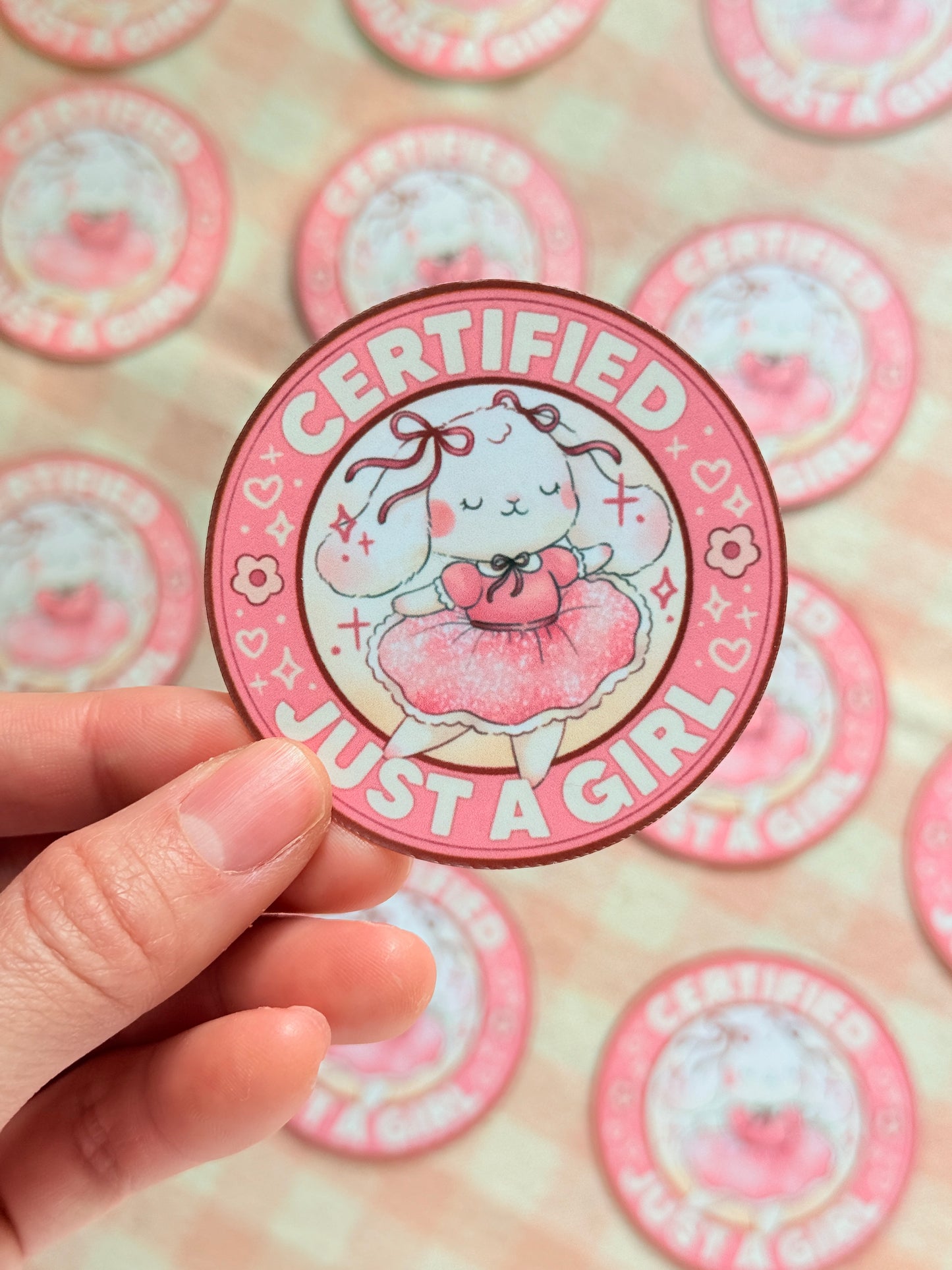 Just a girl | Vinyl sticker