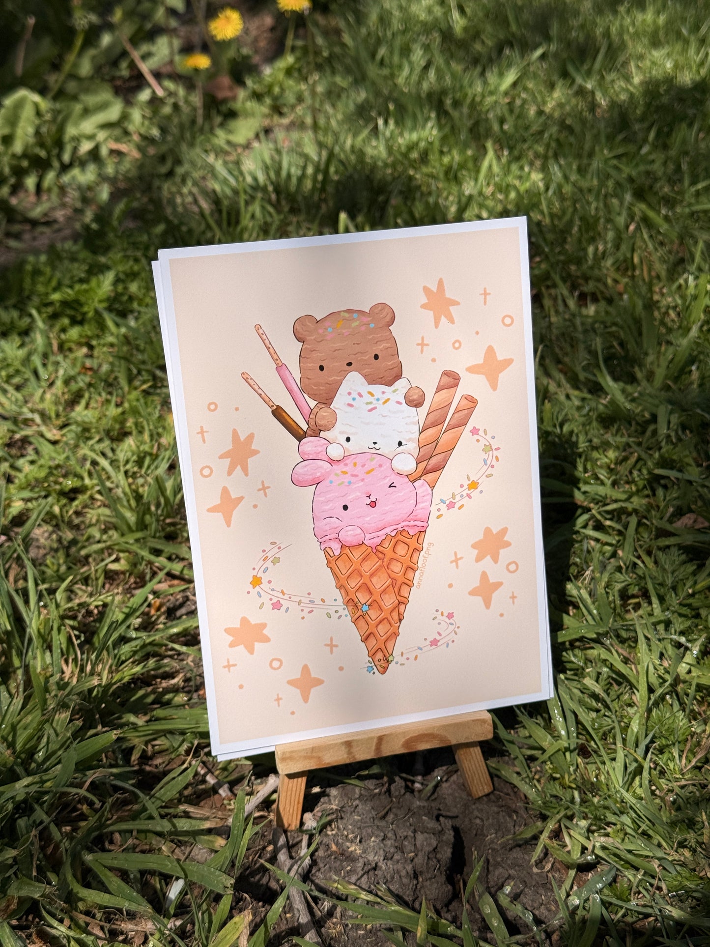 Ice cream cone | Art print