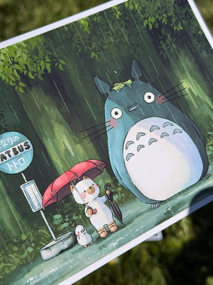 Totoro encounter | Art print