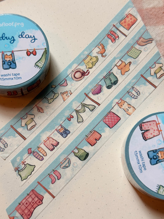 Laundry day | Washi tape