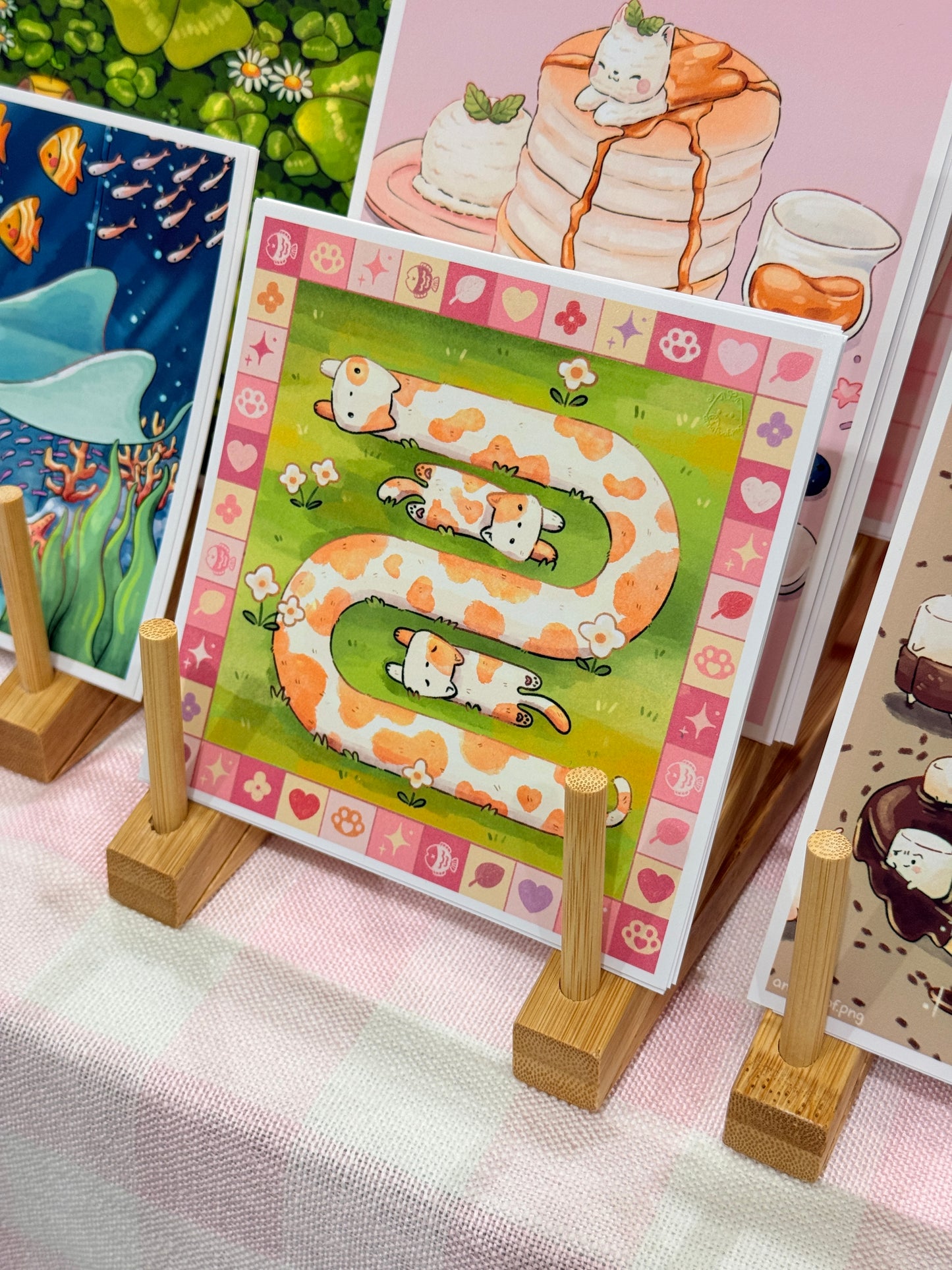 Spring long cat | Art print