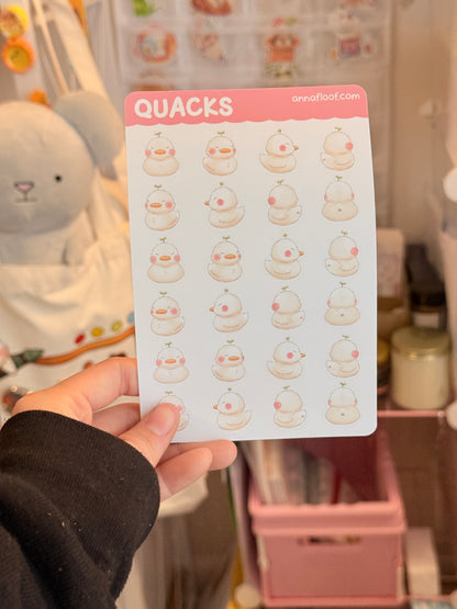 Quack | Sticker sheet