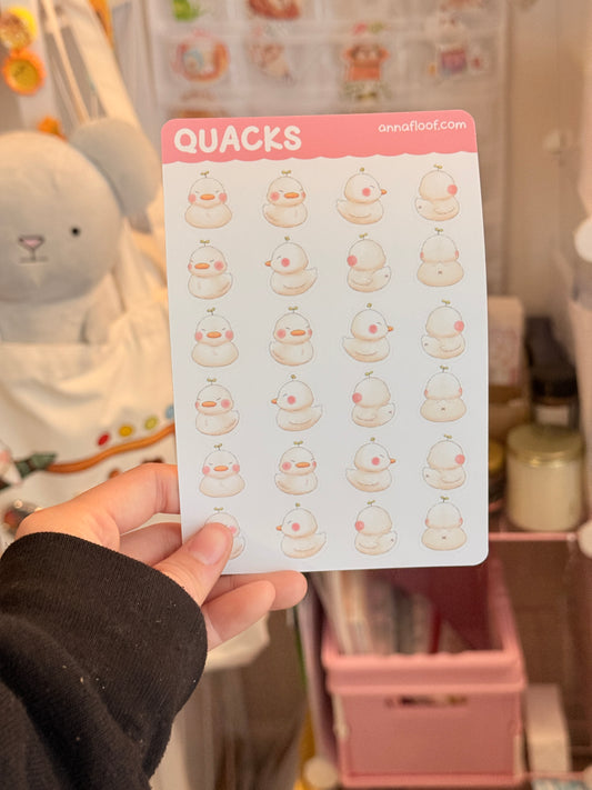 Quack | Sticker sheet