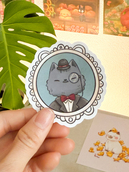 Mr McFluff | Vinyl sticker