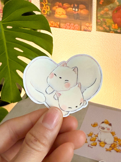 Hearty Cats | Vinyl sticker