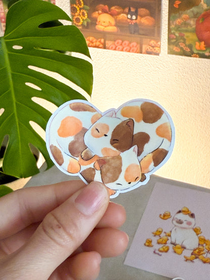 Hearty Cats | Vinyl sticker