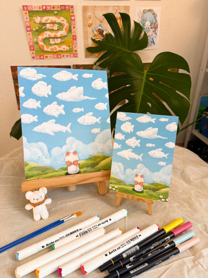 Fishy cloud | Art print