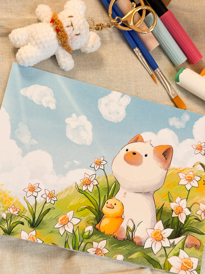 Daffodil valley | Art print