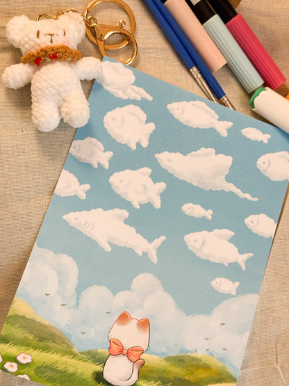Fishy cloud | Art print