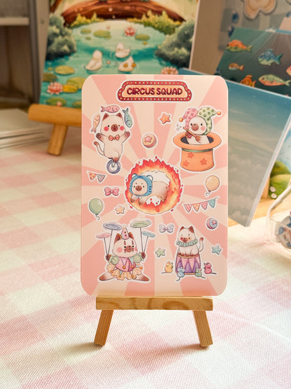 Circus squad | Sticker sheet
