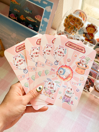 Circus squad | Sticker sheet