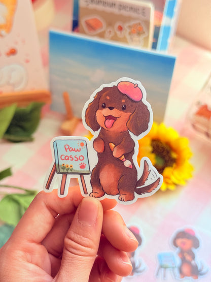 Pawcasso | Vinyl sticker