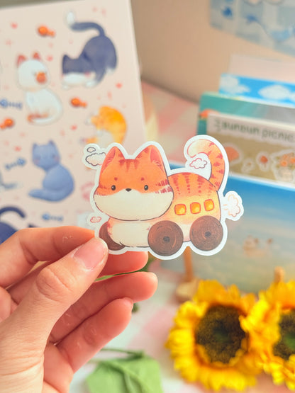 Cat car | Vinyl sticker