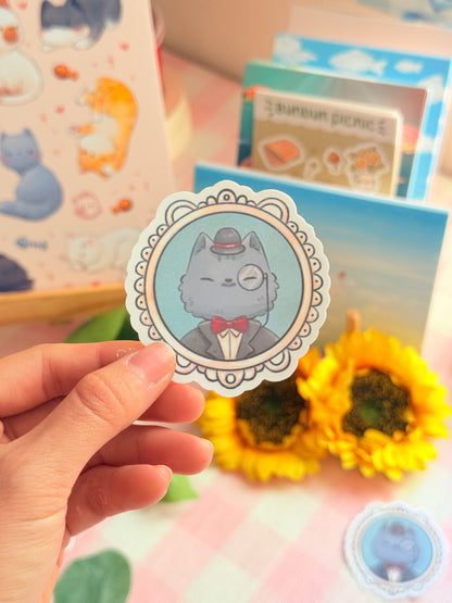 Mr McFluff | Vinyl sticker