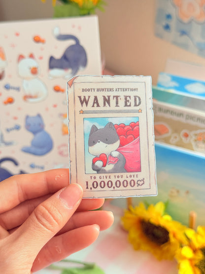 Wanted poster | Vinyl sticker