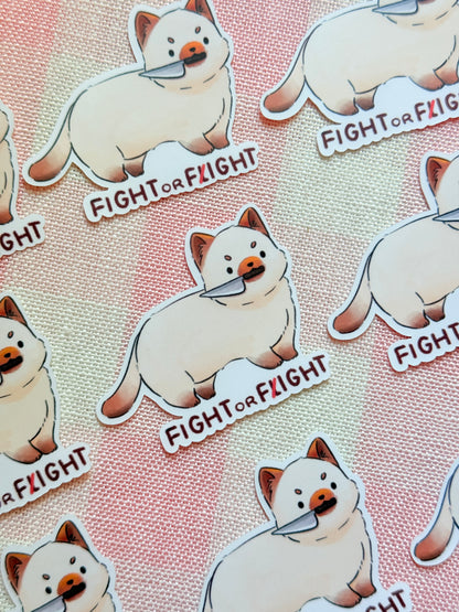 Fight or fight | Vinyl sticker