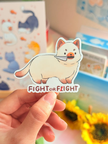 Fight or fight | Vinyl sticker