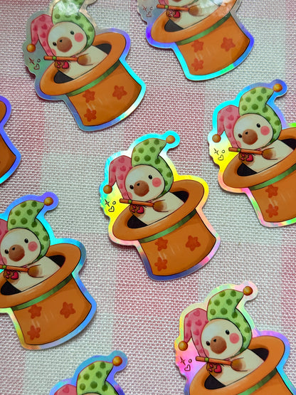 Magician cat -circus squad | Vinyl sticker