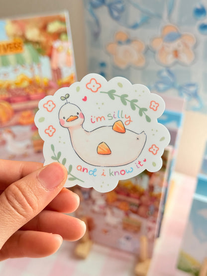Silly duck | Vinyl sticker