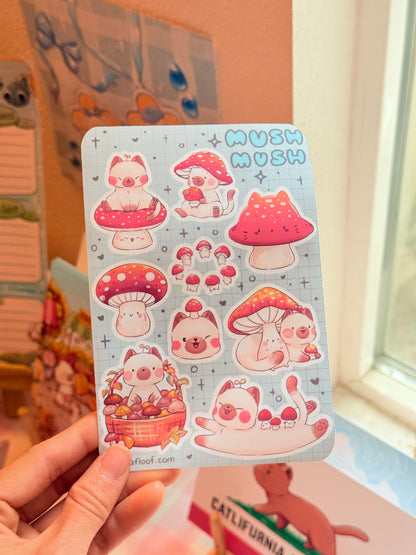 Mush mush | Sticker sheet