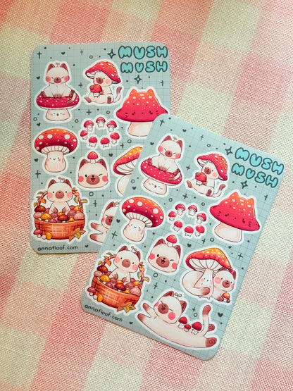 Mush mush | Sticker sheet