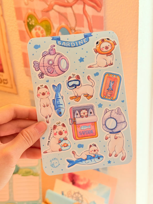 Sardine | Sticker sheet