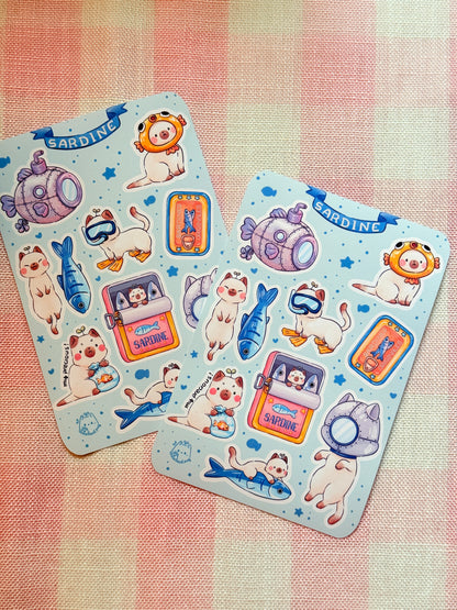 Sardine | Sticker sheet