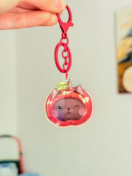 Apple cat | Acrylic charm