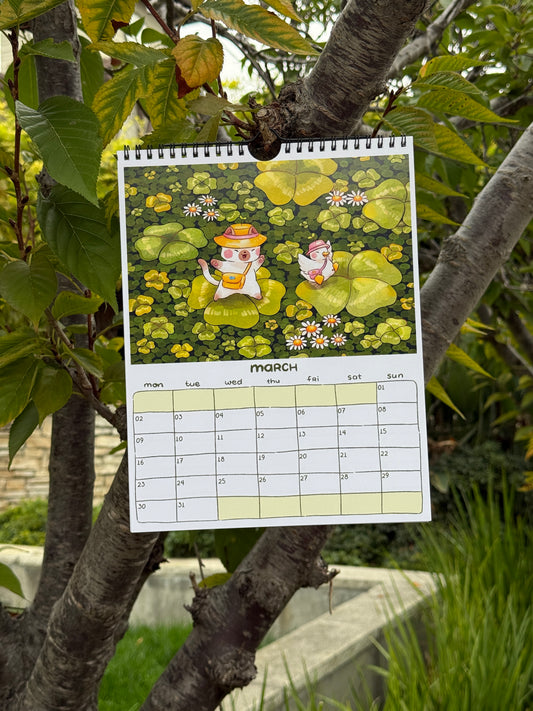 The adventures of Moss and Tilly | 2026 Calendar
