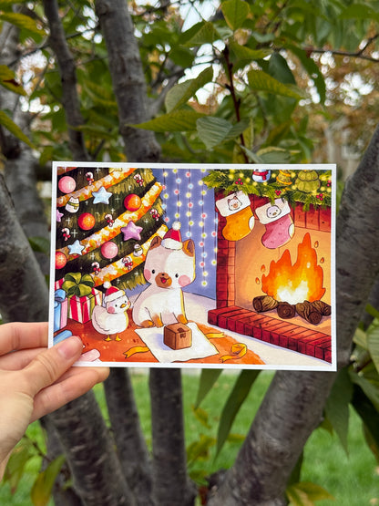 Christmas prepping | Art print