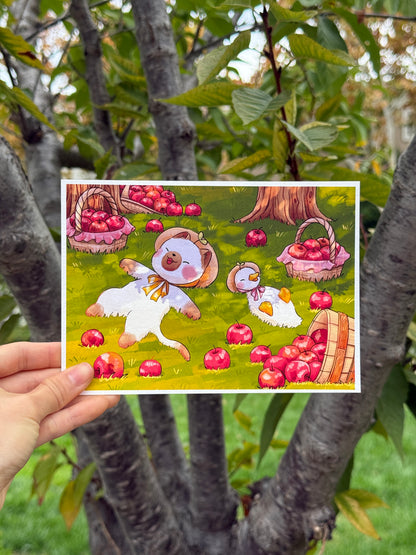 Apple picking | Art print