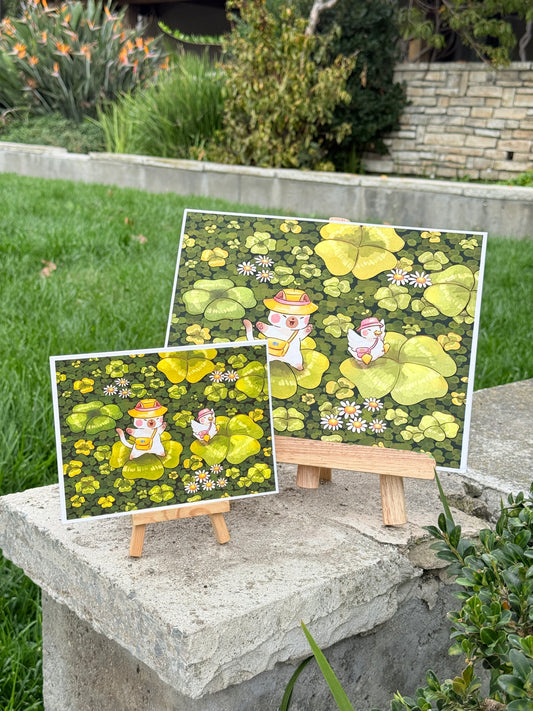 Clover field | Art print