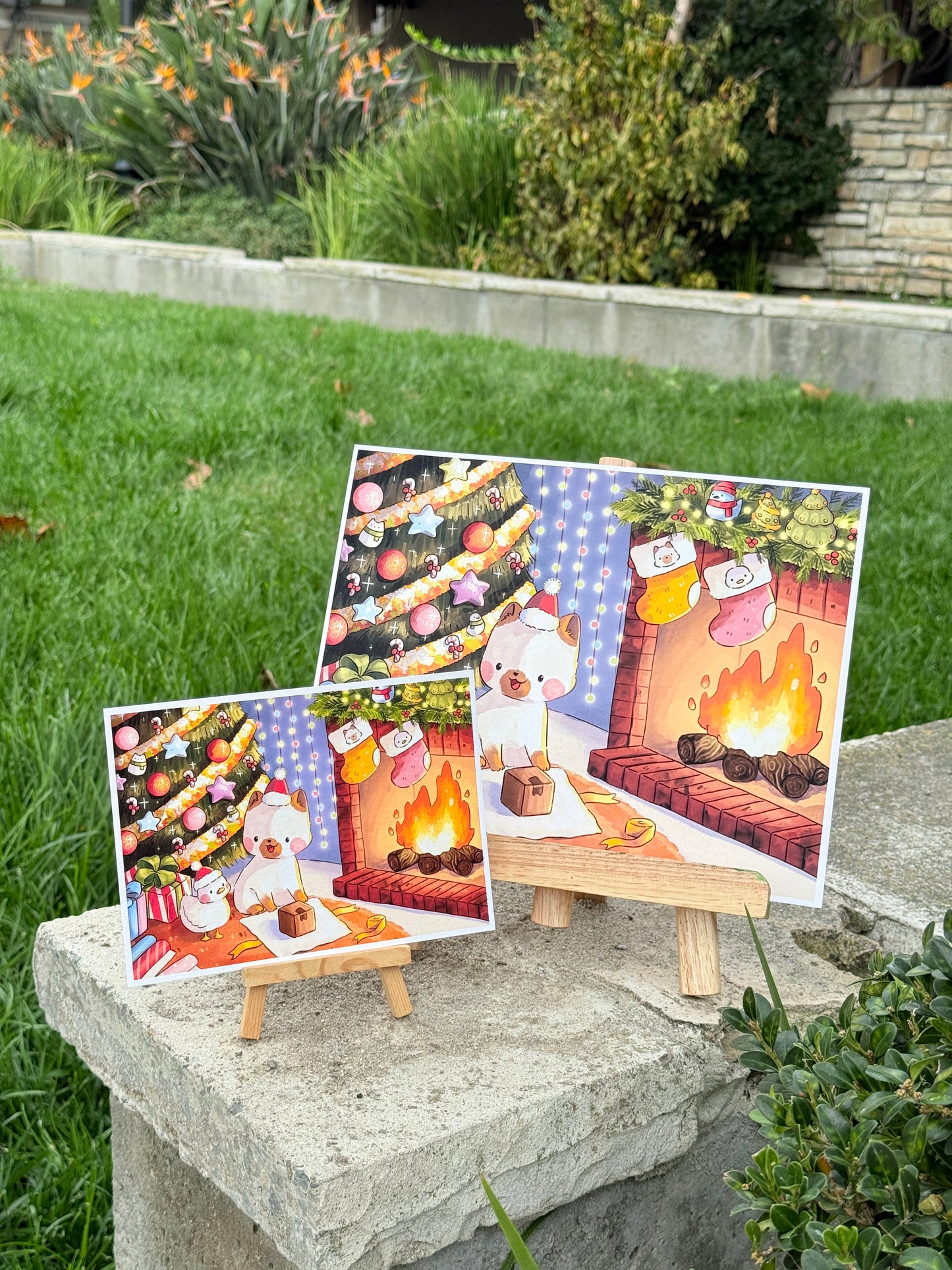 Christmas prepping | Art print