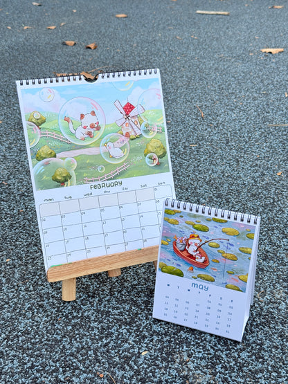 The adventures of Moss and Tilly | 2026 Calendar